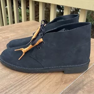 Clarks Herren Desert Chukka Stiefel Schwarz Wildleder 11,5M - Bild 1 von 7