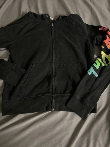 UNDERCOVER Victorias Secret ROSA donna XS giacca full zip cappuccio felpa perfetta cotone