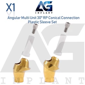 Angular Multi Unit Prosthetic System 30° Conical Connection RP Plastic Set - Picture 1 of 6