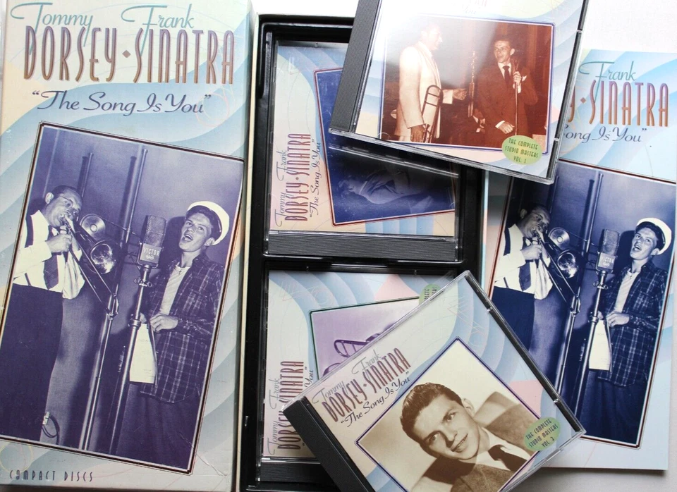 TOMMY DORSEY & FRANK SINATRA ПЕСНЯ ЭТО ВЫ 5 ДИСКОВ БОКС-СЕТ [ПОЧТИ КАК НОВЫЙ Б/У CD] - Изображение 1 из 3