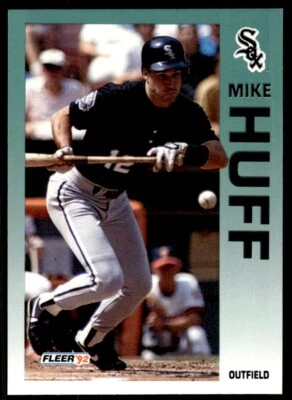 1992 Fleer Baseball Card Mike Huff Chicago White Sox #85 - Image 1 of 2