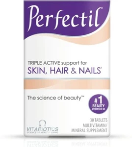 Vitabiotics Perfectil Original Triple Actif pour Peau, Cheveux & Ongles - 30 - Picture 1 of 2