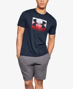 UNDER ARMOUR HeatGear Loose Blue Men XL Box Sporty Short Sleeve T-Shirt 1305660 - Picture 1 of 2
