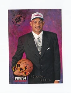 1994-95 Stadium Club #181 Grant Hill RC Detroit Pistons Duke Blue Devils - Picture 1 of 2