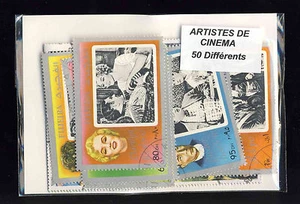 Artistes de cinéma 50 timbres différents oblitérés - Imagen 1 de 1