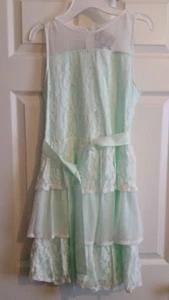 Disney  Beauty and the Beast Dress D-Signed Tiered Ruffle Mesh Lace L Easter New - Picture 1 of 5