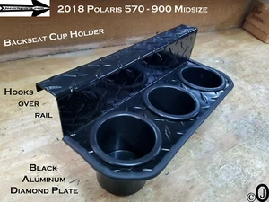 Polaris 570 y 900 2018 tamaño mediano negro diamante asiento trasero con goma - Imagen 1 de 4