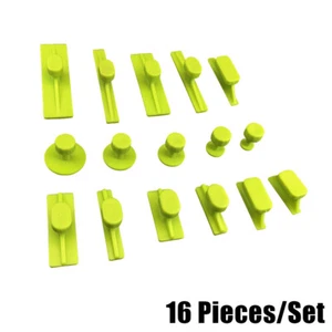 16X Paintless Car Surface Dent Removal Pulling Tabs Traction Plates Repair Tools - Picture 1 of 9