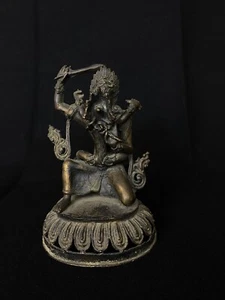 Tibetan Buddhism Satue Erotic Sculpture (b670) - Picture 1 of 12