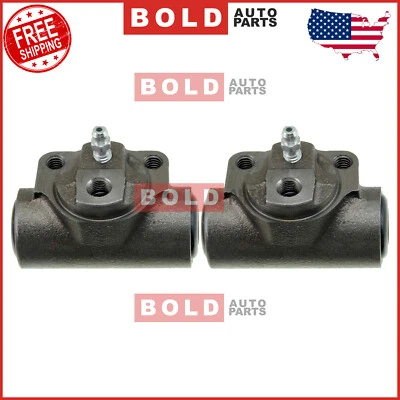 2 PIEZAS Cilindros de rueda de freno de tambor traseros L & R reemplazar GMC OEM 18014081 para Chevy Foto 1 de 4