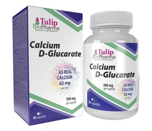 Calcium D-Glucarat 500 mg 90 Kapseln Entgiftungsprozess Cholesterinspiegel - Bild 1 von 5