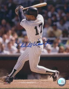 CLAUDELL WASHINGTON NEW YORK YANKEES SIGNED AUTOGRAPHED 8X10 PHOTO W/ COA - Picture 1 of 1