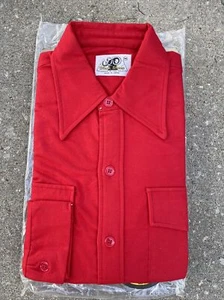 Vintage Black Sheep Hunting Long Sleeve Shirt M 100% Cotton Red - Picture 1 of 8
