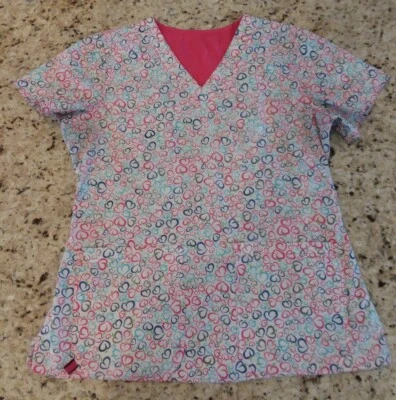 Women's Peaches X-Small Scrub Top Sku #2 - Image 1 of 4