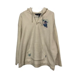 Maglione bianco Disney Pooh Eyeore pile XL con tasche - Foto 1 di 8