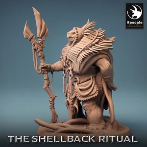 Shellback Schamane F1 - Shellback Rituale - Lord Of The Print - 28mm Tabletop - Bild 1 von 6