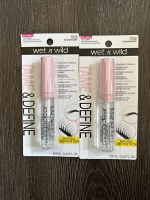 WET n WILD CLEAR GEL-2 Packs-Lash Primer/Brow Clear Gel-For  Brows & Lashes - Image 1 of 3