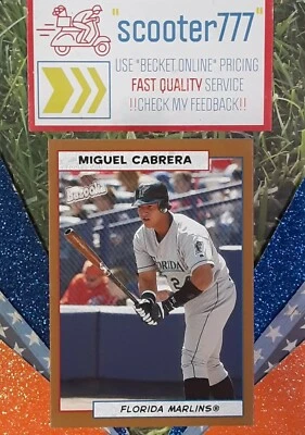 2005 BAZOOKA ~#78⭐MIGUEL CABRERA⭐《"GOLD CHUNKS"》*Thick Stock~TIGERS Future HOF  - Image 1 of 2
