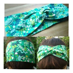 Headband, Wide, Comfortable Soft Organic Cotton, Reversible. Made in Australia - Picture 1 of 4