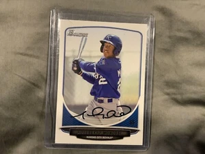 2013 Bowman auto novato de radiocontrol Adalberto (Raul) Mondesi Royals ADN tinta negra 1 - Imagen 1 de 2