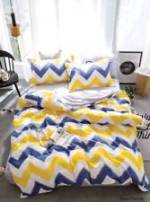 Reversible Duvet Quilt Cover Bedding Set with Pillow Case Single Double King All