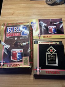 RBI Baseball 2 NES Nintendo Complete CIB Authentic! READ!