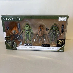 HALO 4'' World of Halo 20th Anniversary Action Figure Multipack Factory SEALED - Picture 1 of 9