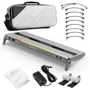 Vangoa Pedal Board with Isolated Power Supply, VPPD-S Aluminum Small Portable - Picture 1 of 6