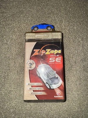 🔥Vintage Zip Zaps Micro RC Blue 2003 Audi TT Coupe Radio Shack 1:64 Scale - Image 1 of 4