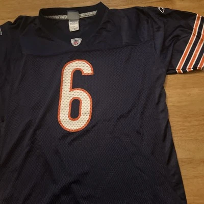 Camiseta Jay Cutler Juvenil XL Chicago Bears Reebok Malla NFL De Colección Niños Sobre el Campo Foto 1 de 4