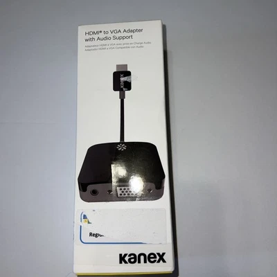 Kanex HDMI to VGA Adapter with Audio Support for Apple TV 4K / Or Roku - Image 1 of 2