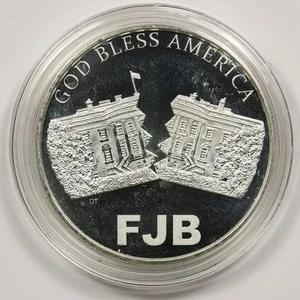 Let's Go Brandon FJB 1 oz .999 Fine Silver Round - Picture 1 of 2
