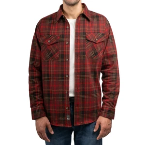 Jachs Men's Flannel Shirt - RED (Select Size: S-3XL) FAST SHIPPING - Picture 1 of 7