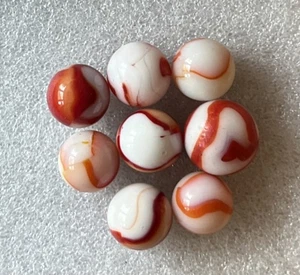 Vintage Marmor Lot Ochsenblut Wirbel Korkenzieher Vitro Peltier Achat Alley Akro - Bild 1 von 12