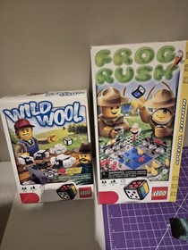 Lego Game 3854 FROG RUSH Special Edition & Lego 3845 WILD WOOL RARE & Retired!