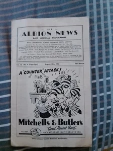 WEST BROMWICH ALBION V NEWCASTLE UNITED 1950/51 - Picture 1 of 1