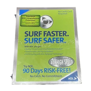 AOL CD-ROM America Online Software Surf Faster Factory Sealed - Bild 1 von 3