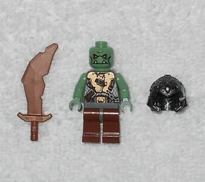 LEGO Castle - Troll Orc Warrior 2 w/ Helmet & Sword - Green - Part cas365 - 7038 - Picture 1 of 4