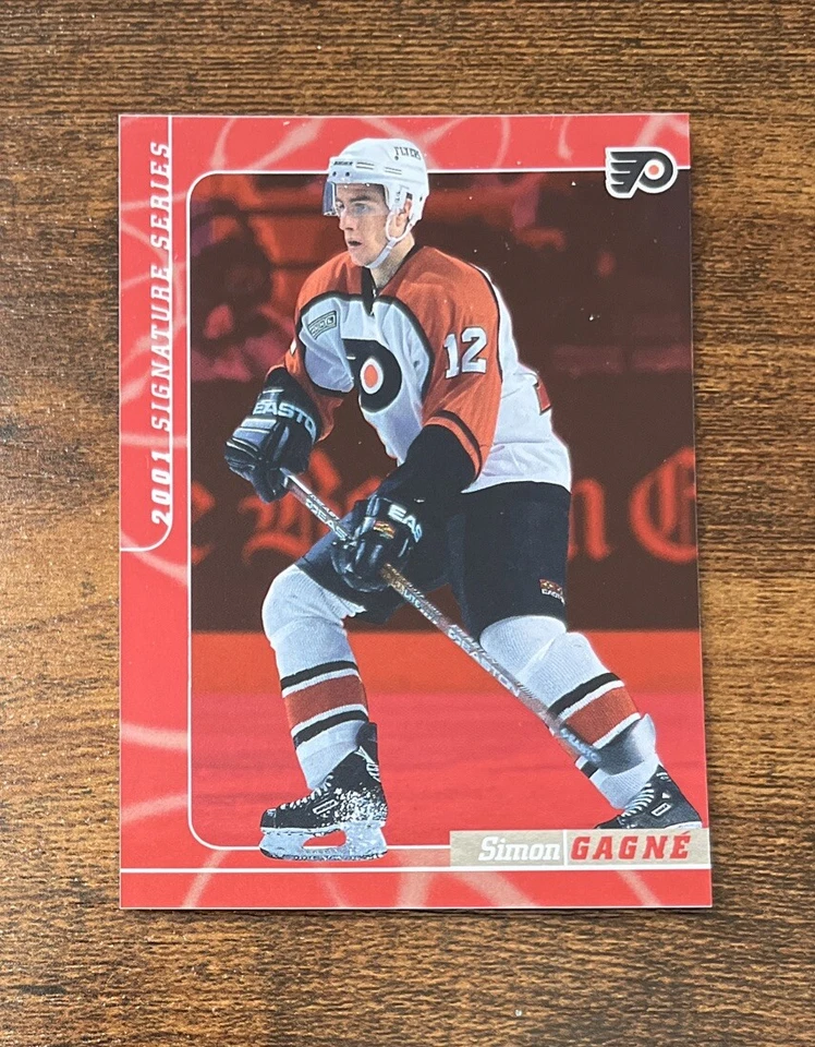 2000-01 ITG BAP Signature Series Ruby /200 Simon Gagne #119 Philadelphia Flyers - Image 1 of 2