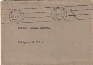 lettera a soldato tedesco 1942 posta militare - Picture 1 of 1