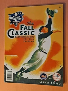 2000 WORLD SERIES NY METS VS. YANKEES SUBWAY SERIES OFFICIAL PROGRAM NM - Picture 1 of 3