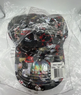 Chapéu vintage Air Jordan AF-1 colagem retrô 5 painéis Strapback novo em bolsa lacrada - Imagem 1 de 4