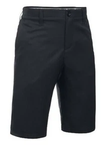 UNDER ARMOUR UA  Loose Heat Gear Black MATCH PLAY Youth Shorts 1290349 SZ 20 - Picture 1 of 2