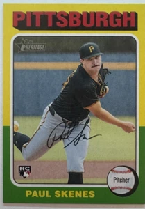 2024 Topps Heritage High Number Team / City Swap Variation Paul Skenes SSP 1:669 - Bild 1 von 1