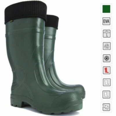 STIVALI TERMICI LEGGERI Wellies Wellingtons EVA -35C Caccia Voyager Forest UK - Immagine 1 di 4