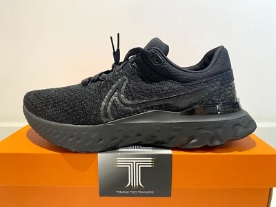 Nike React Infinity Run FK Flyknit 3~ DH5392 005 ~ Uk Size 7.5 ~ Euro 42 - Image 1 of 4