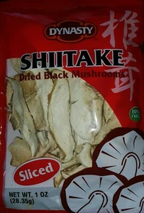 SLICED SHIITAKE MUSHROOMS DRIED SHITAKE MUSHROOMS 28.35g/1oz FREE SHIPPING! - Picture 1 of 3