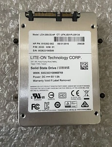 Lite-On LCH-256V2S-HP 810262-002 256GB SSD SATA 2.5'' Solid State Drive - Picture 1 of 3