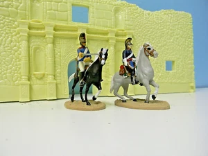 2 CTS Mounted Mexican Alamo Cavalry well painted  (Mar.listing) - Picture 1 of 7