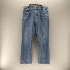 Cody James Jeans Size 36x36 Mens Straight Leg Med Wash Blue Denim Distressed 